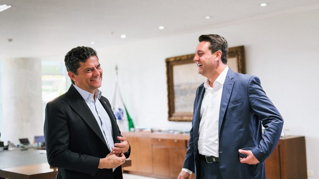 Moro se reúne com Ratinho Junior para definir transição de governo no Paraná