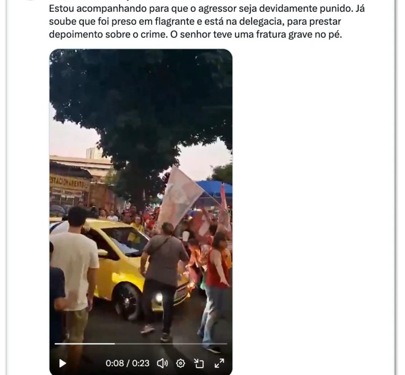 Motorista é preso após atropelar diretor do Sindipetro em BH