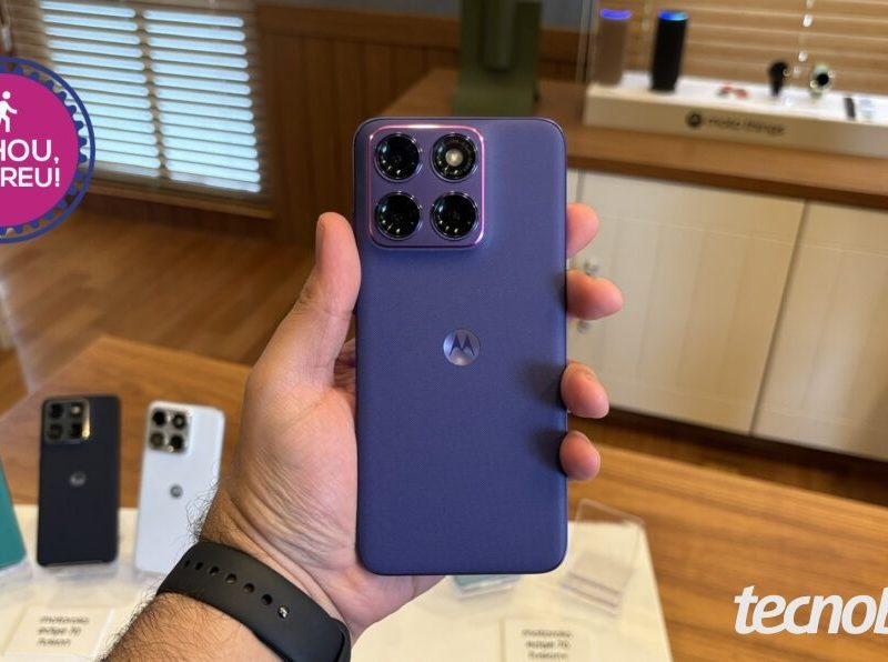 Motorola Edge 70 Fusion Plus de 512 GB atinge menor preço histórico