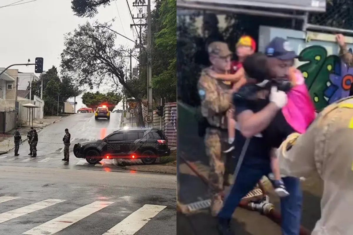 Mães relatam trauma de crianças feitas reféns em creche de Curitiba