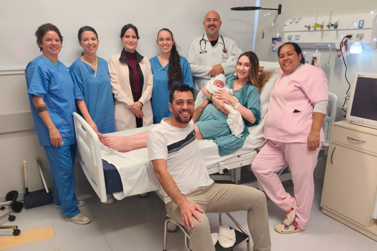 Nasce o primeiro bebê na nova maternidade do Hospital Regional de Ivaiporã