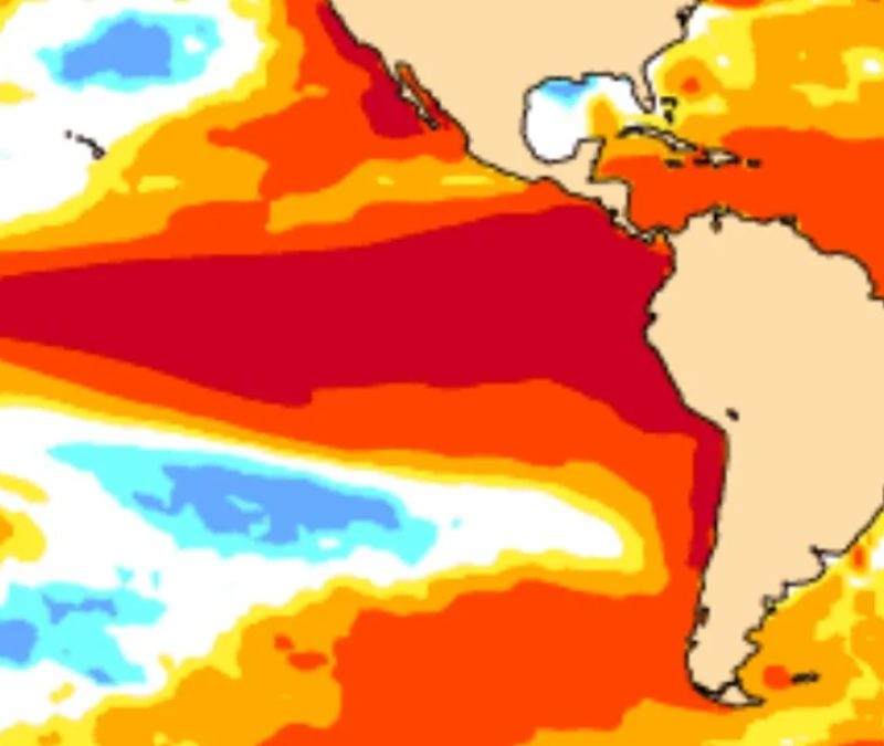 El Niño forte até 2027: modelo europeu aponta longo período