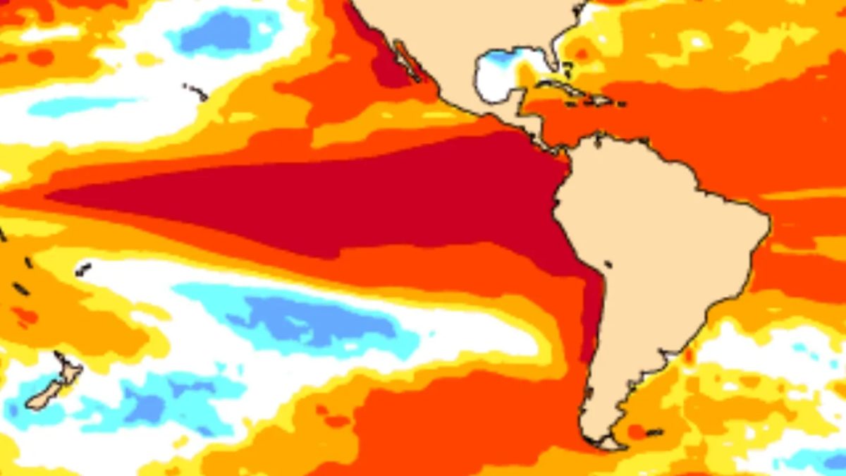 Nova projeção prolonga o El Niño com grande intensidade em 2027