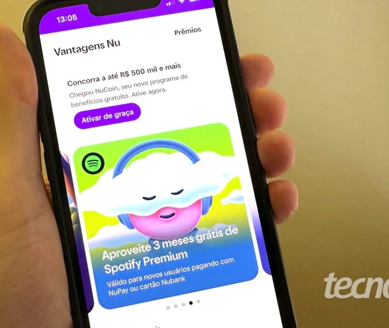 Nubank oferece três meses grátis de Spotify Premium para clientes