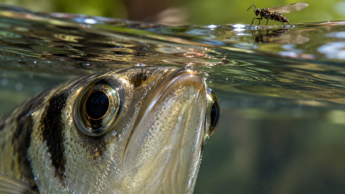 O peixe que parece mirar antes de cuspir água contra insetos e consegue ajustar o disparo conforme a posição da presa