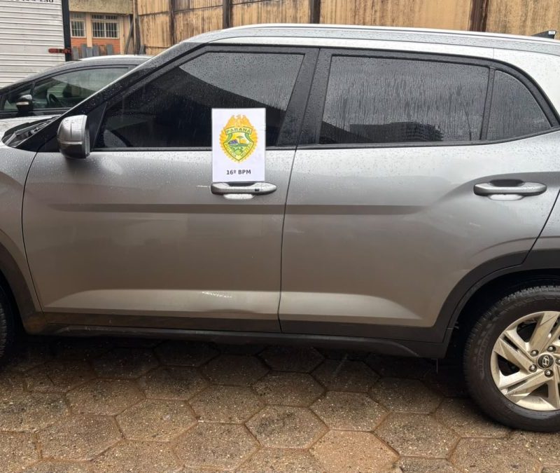 Guarapuava: IA recupera veículo furtado na BR-277