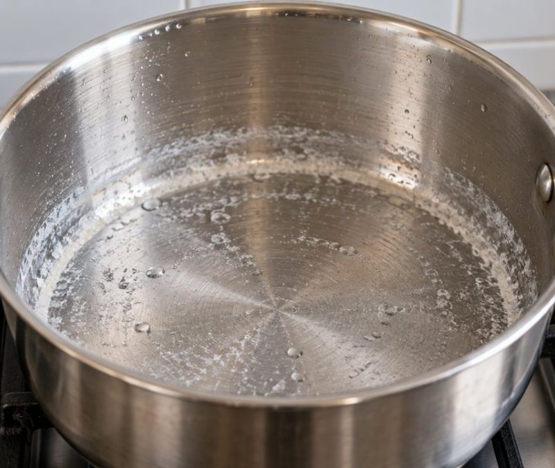 Panela de inox manchada de branco: entenda a causa e como limpar
