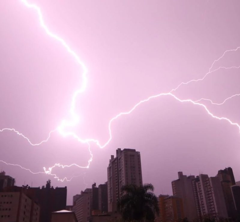 Paraná tem 212 municípios em alerta para temporais severos neste fim de semana