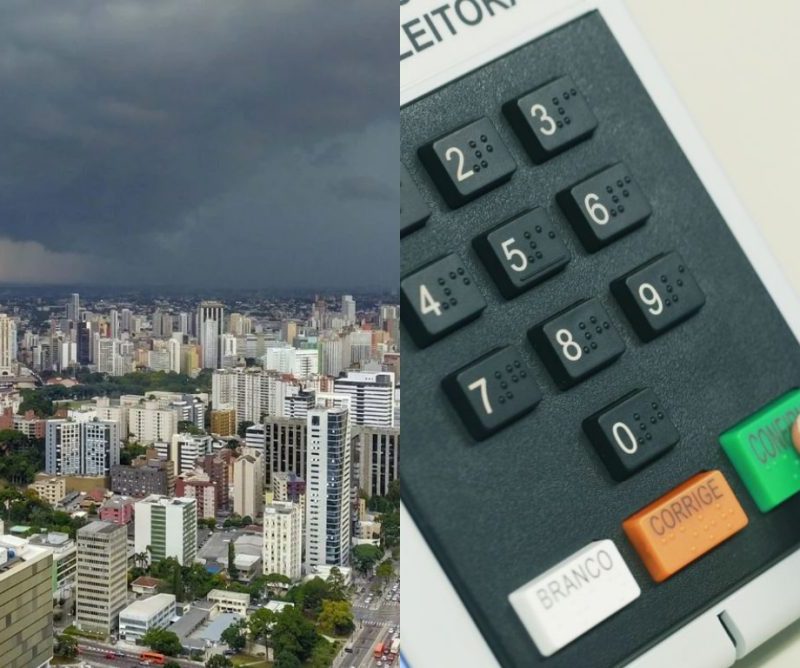 Alerta de temporal e ventos de 100 km/h ameaça eleições no Paraná
