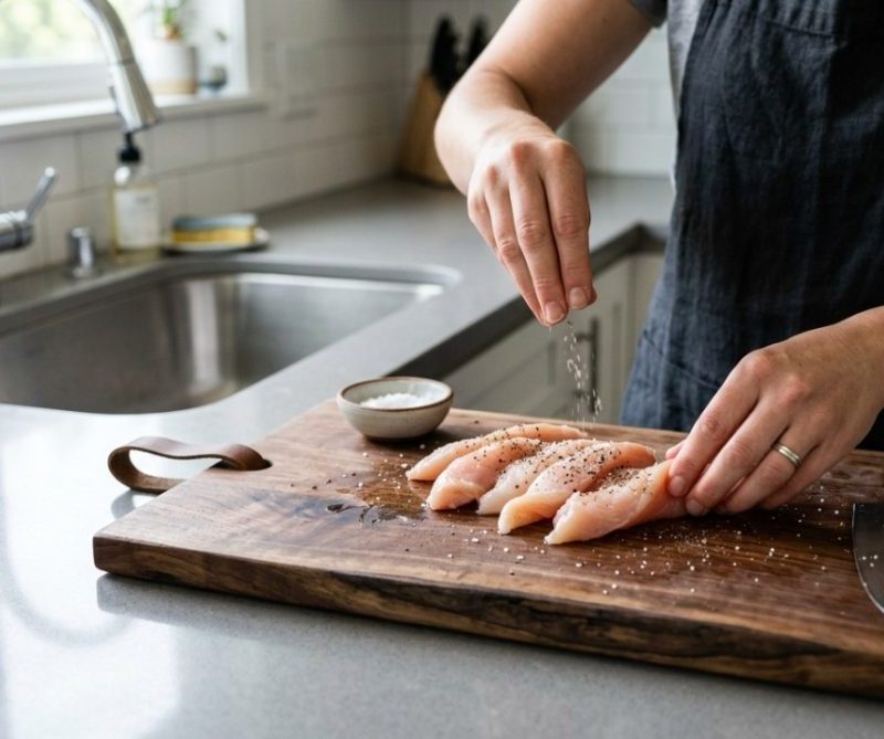 Por que você deve parar de lavar o frango cru antes de cozinhar