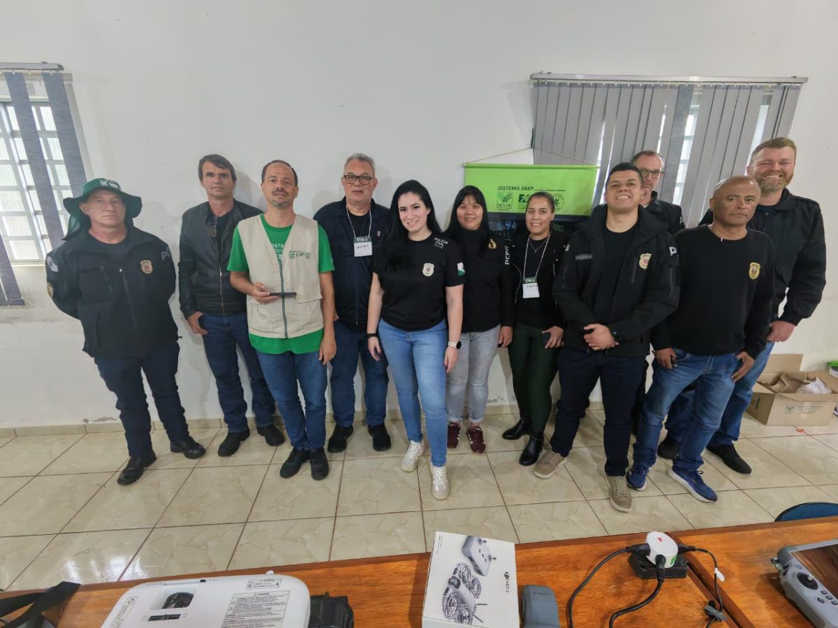 PCPR capacita policiais para operação de drones em Ribeirão do Pinhal
