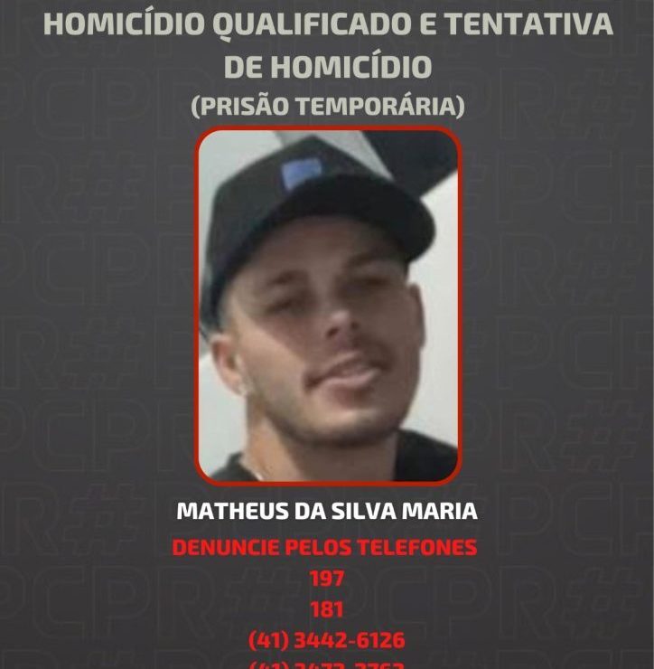Polícia busca suspeito de homicídio e tentativas em Guaratuba