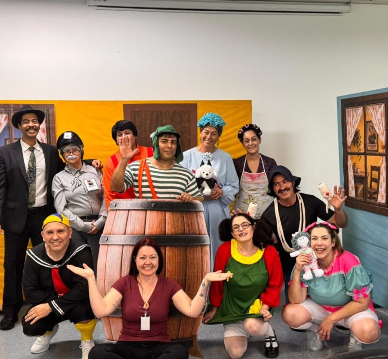 Personagens de Chaves ensinam segurança hospitalar no Paraná