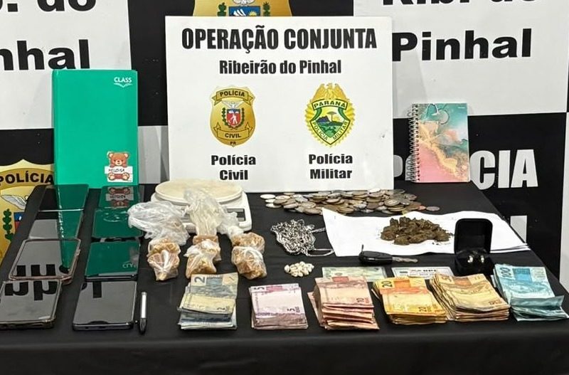 Três pessoas são presas em operação contra o tráfico em Ribeirão do Pinhal