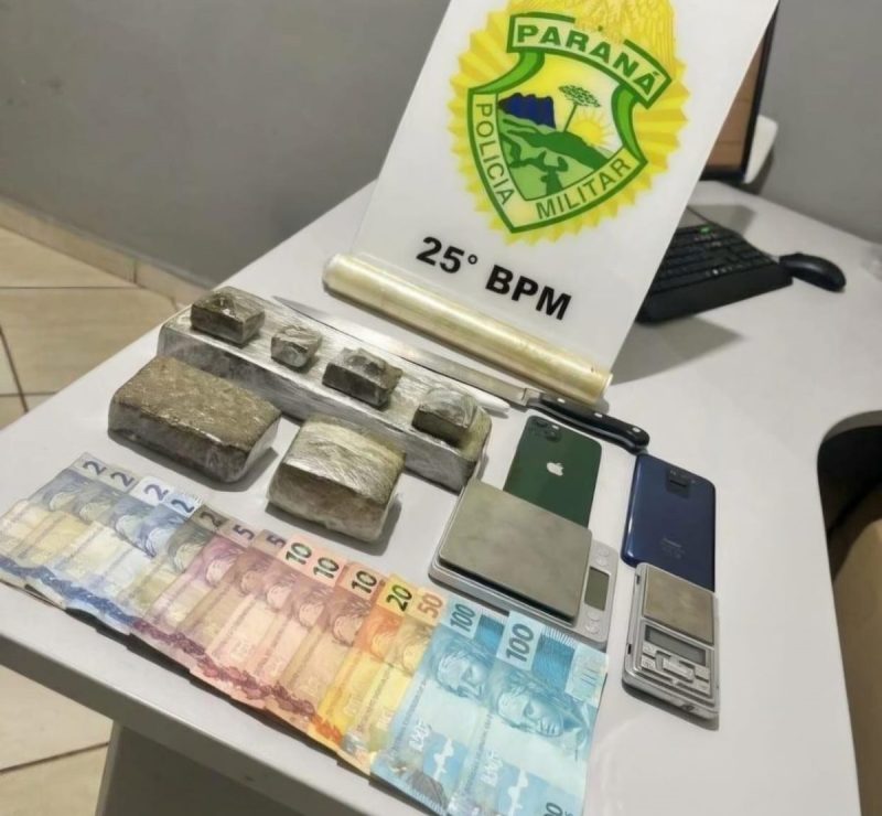 Cafezal do Sul: polícia militar desmantela biqueira e prende jovem