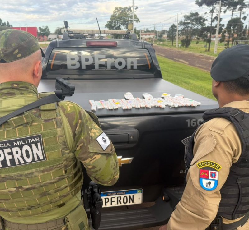 Polícia Militar apreende remédios para emagrecer na BR-277