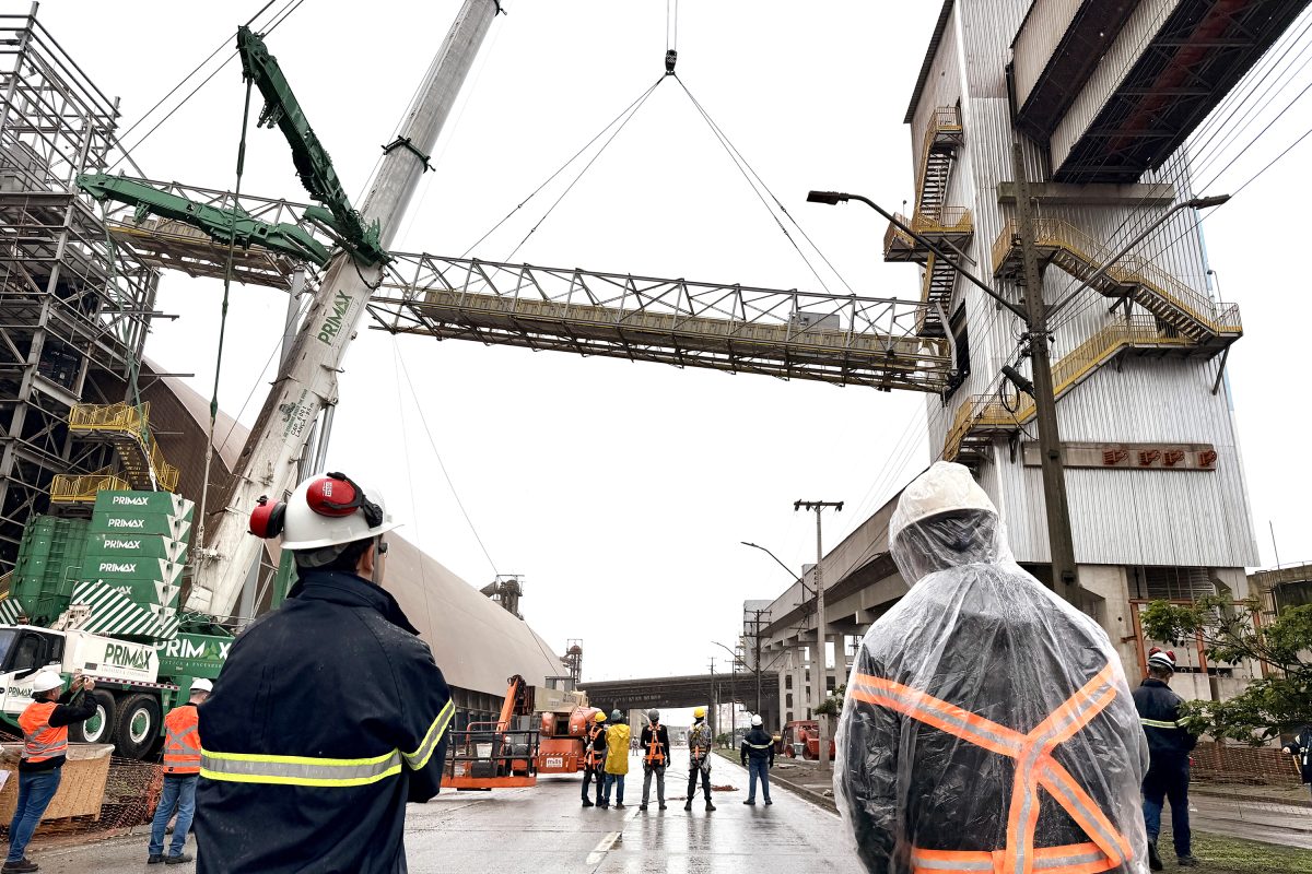 Porto de Paranaguá realiza a primeira conexão do Moegão com terminal privado