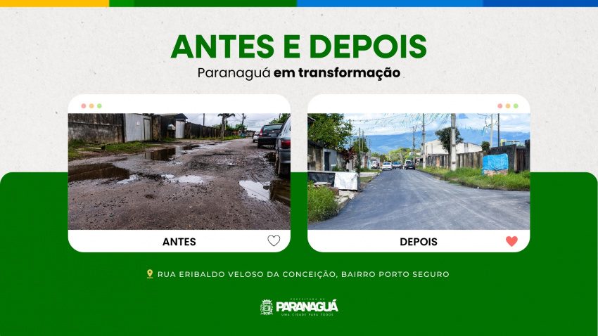 Prefeitura realiza pavimentação asfáltica na Rua Eribaldo Veloso da Conceição, no Porto Seguro