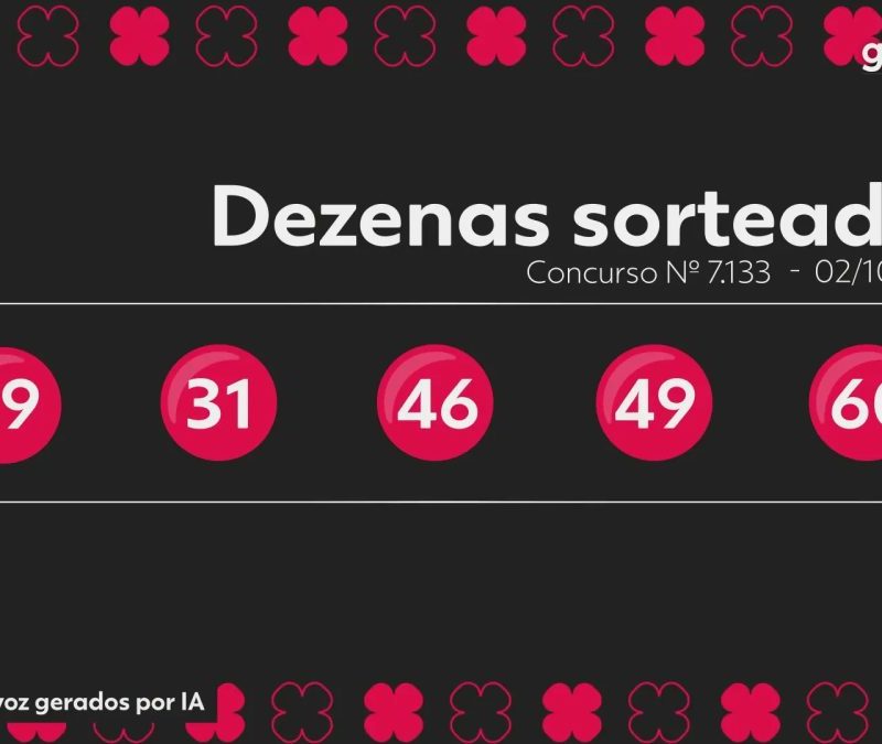 Quina 7133: confira o resultado desta sexta-feira e números sorteados