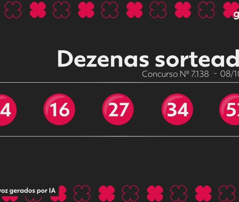 Quina 7138: prêmio acumula em R$ 30 milhões e dezenas são reveladas