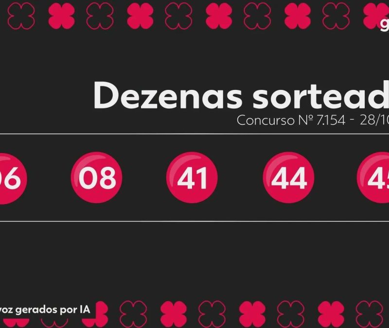Resultado da Quina 7154: confira as dezenas sorteadas nesta quarta