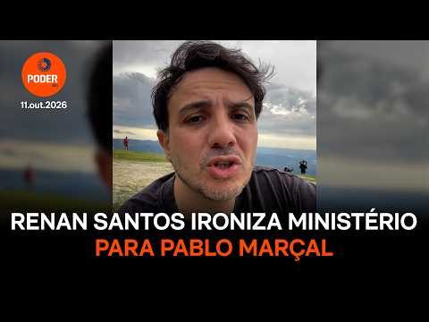 Renan Santos ironiza proposta de ministério de Flávio Bolsonaro