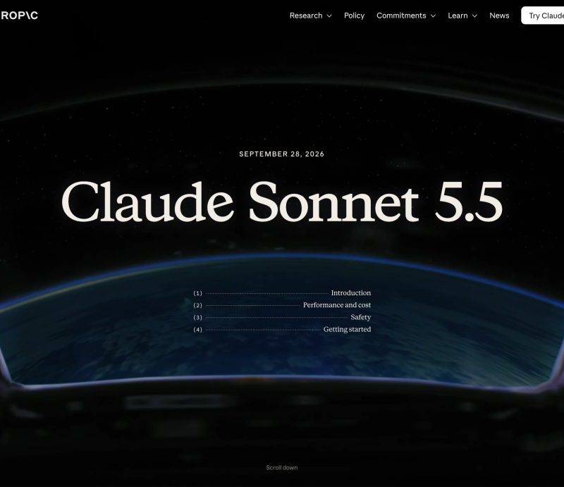 Claude Sonnet 5.5 promete respostas mais rápidas e baratas