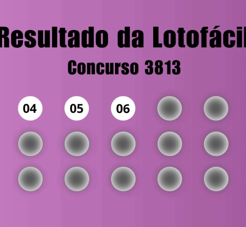 Resultado da Lotofácil 3813: confira os números sorteados hoje