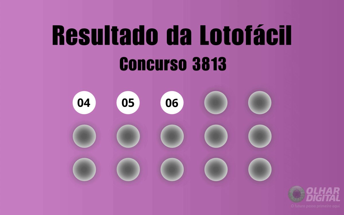 Resultado da Lotofácil de hoje: veja números e ganhadores do concurso 3813 (sábado, 24/10)