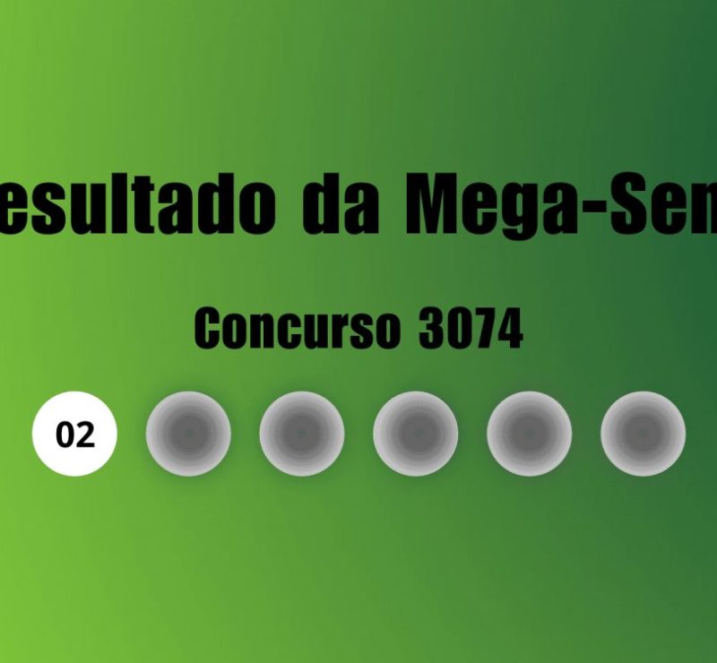 Mega-sena 3074: confira os números sorteados e o prêmio