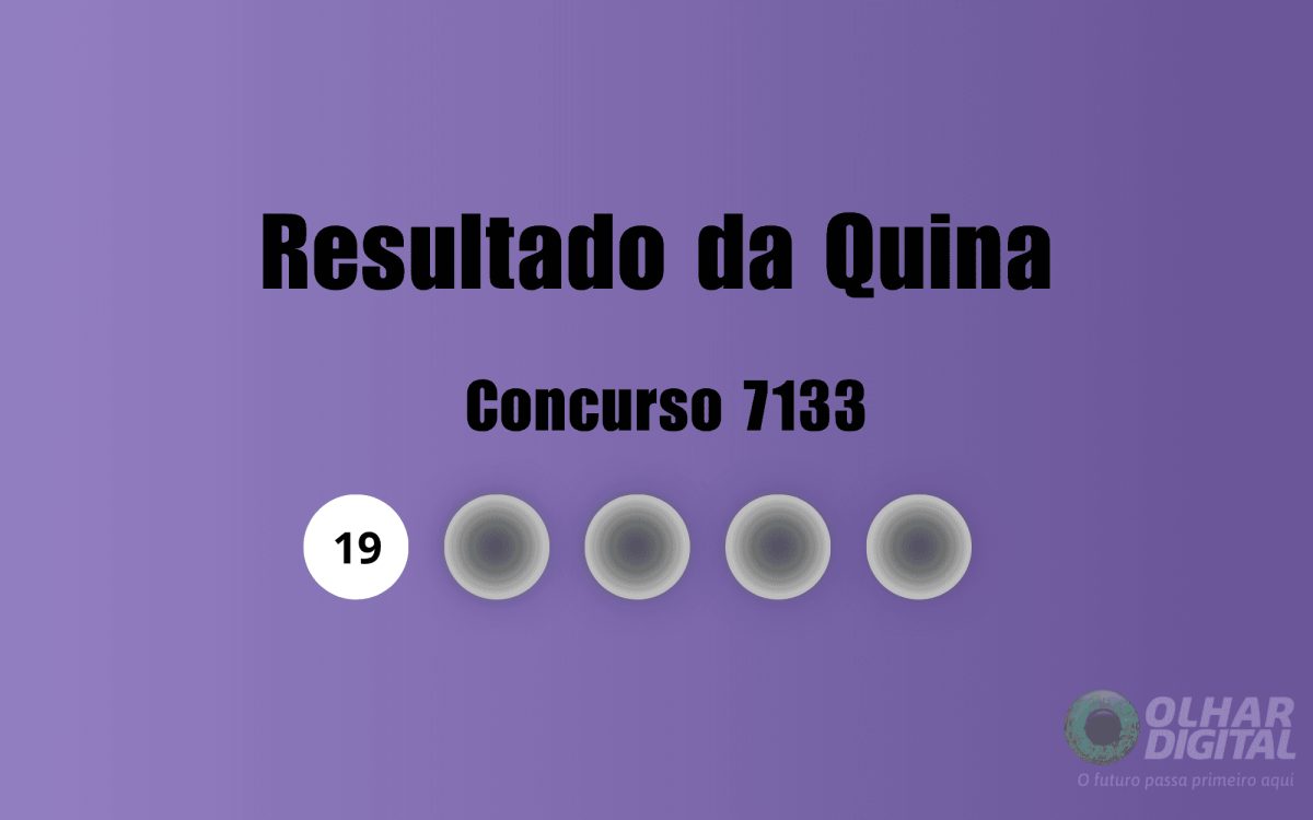 Resultado da Quina 7133: veja os números sorteados nesta sexta-feira