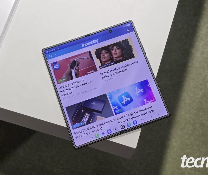 Samsung prepara tablet dobrável com tela gigante de 17 polegadas