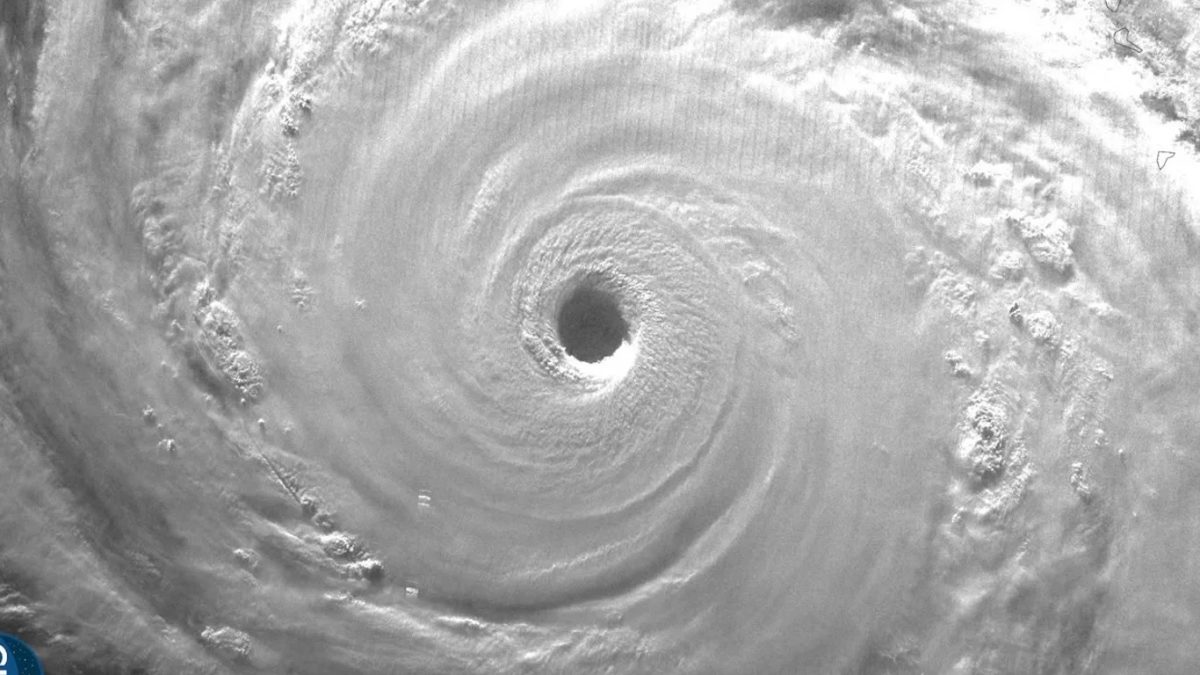 Satélite registra o ciclone mais intenso do ano no mundo