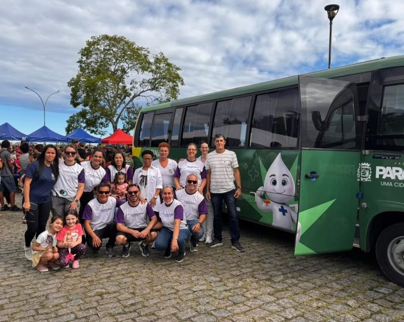 Saúde leva vacinação e serviços ao Aeroparque em Paranaguá
