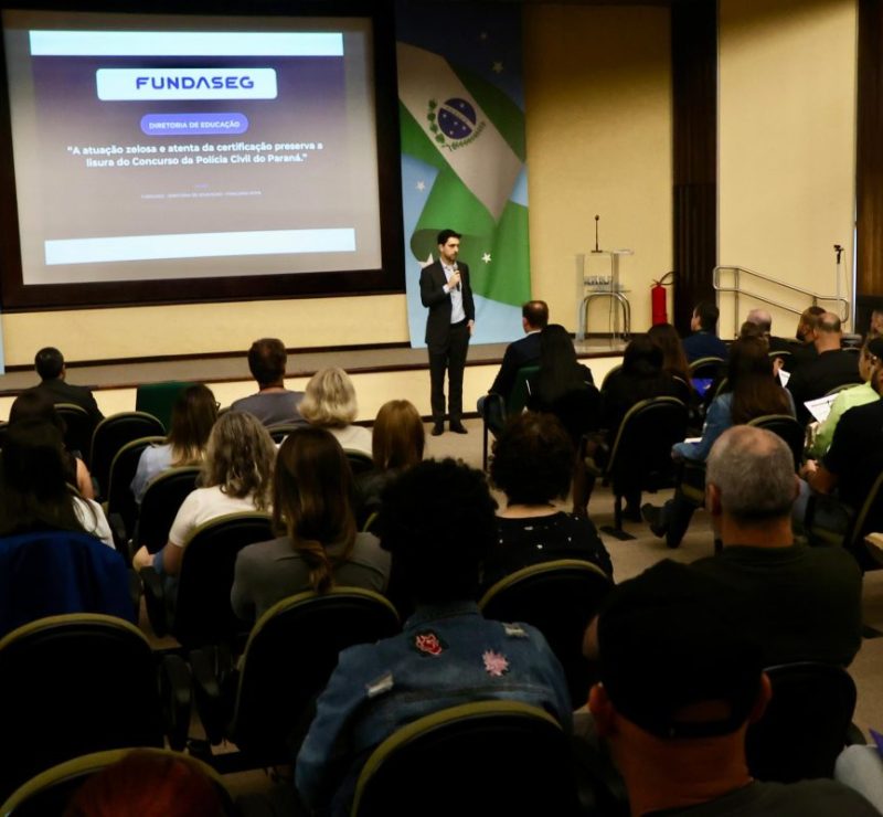 Sesp treina 321 agentes para concurso da Polícia Civil no Paraná