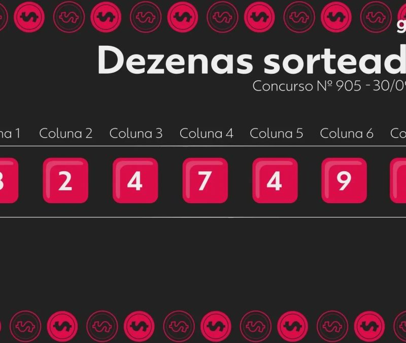 Super Sete hoje: resultado do concurso 905 e números sorteados