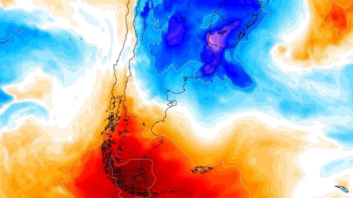 Tempo virado na América do Sul: quente na Patagônia e frio no Brasil
