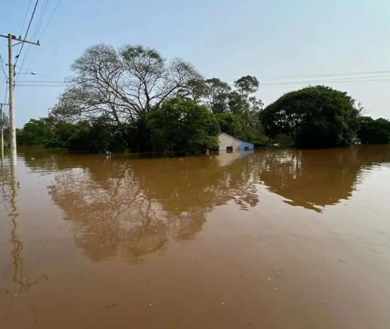 São Borja sofre com terceira enchente do rio Uruguai em outubro