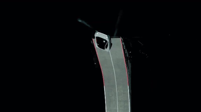 Tesla revela carro elétrico que salta e faz manobras no ar