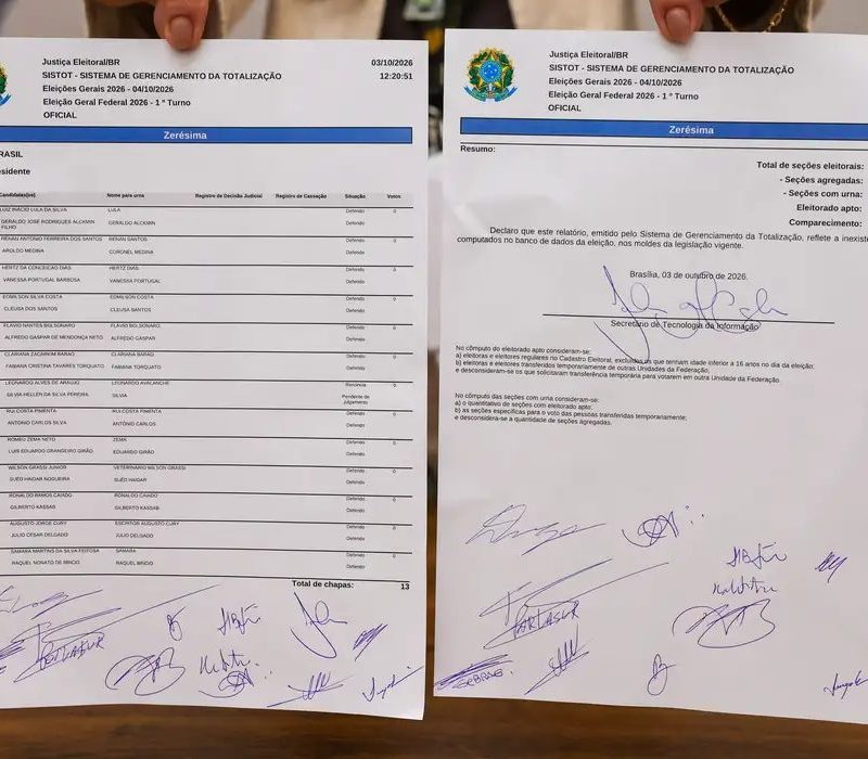 TSE emite zerézima e conclui teste final dos sistemas eleitorais