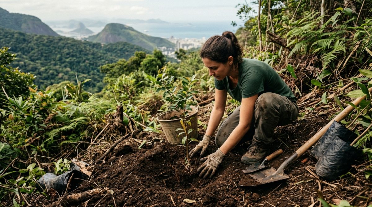 Uma floresta devastada por antigas plantações de café começou a ser recuperada em 1861 e hoje protege cerca de 3,9 mil hectares no coração do Rio de Janeiro: o parque nacional que abriga o Cristo Redentor, a Pedra da Gávea e trilhas entre árvores replantadas.