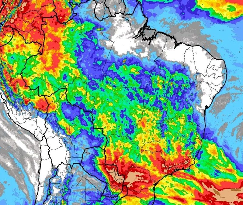 Previsão do tempo aponta onde vai chover mais no Brasil esta semana
