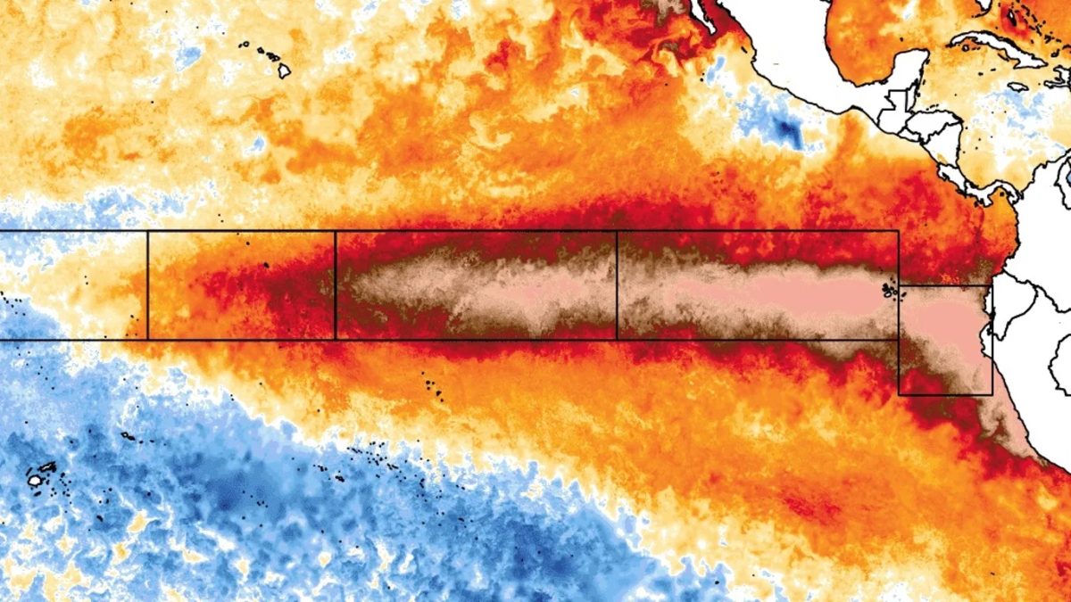 Vento excepcional vai turbinar o El Niño a nível extremo