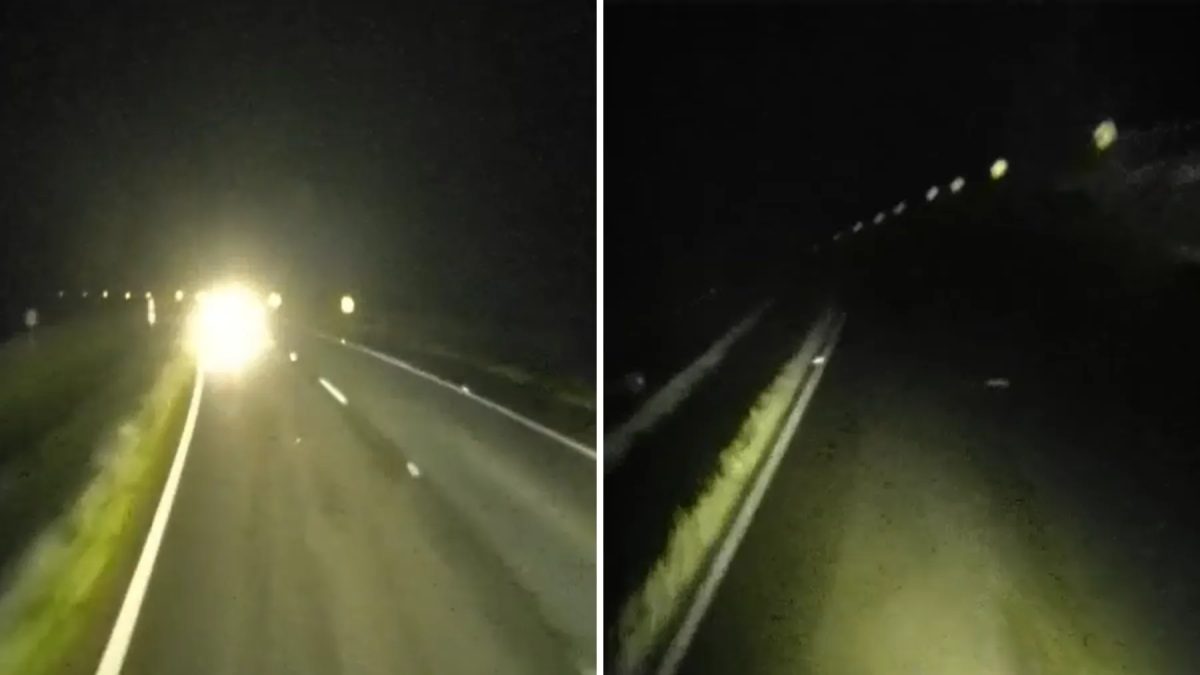 Caminhão tomba na BR-376 após desviar de veículo na contramão no PR