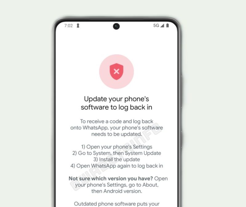 WhatsApp vai barrar o login em celulares com sistema desatualizado